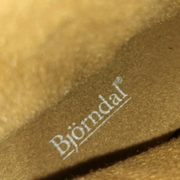 Bjorndal Sebastian Suede Leather Brown Tall Riding Boot Women 8 WC Wide Calf - Picture 9 of 13